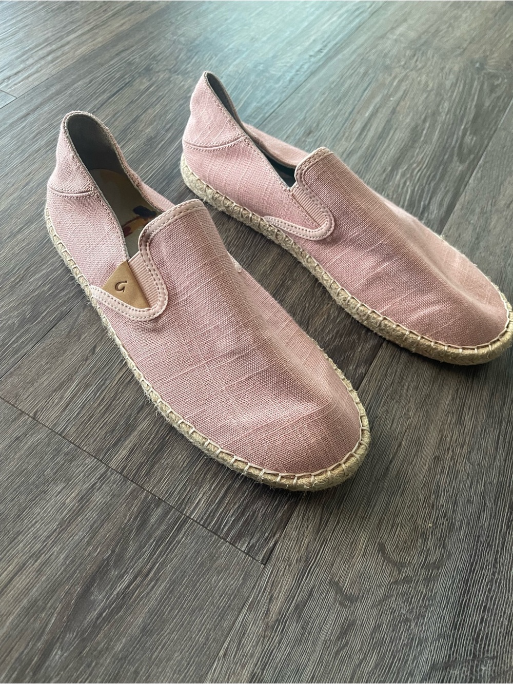 Olukai | Kaula Pa’a Kapa Pink Espadrilles Women’s Size 9